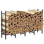 5.3ft Outdoor Indoor Firewood Rack 