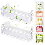 (2 PACK) UPGRADED DA97-08348A Refrigerator Door Shelf Bin Replacement Compatible with Samsung Refrigerator Middle(Right Side) Door Bin RS25H5121WW RS25H5121SR, Replace AP4578465, 2051360, PS4175772