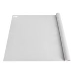 36.2" x 24" Extra Large Silicone Mat for Epoxy Resin, Nonstick Silicon Mats for Crafts Jewelry Casting, Non-Slip Kitchen Table Placemats for Countertop Protector Heat Resistant by Foepoge, Grey