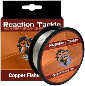 Reaction Tackle Copper Trolling Wire - Copper Fishing Line - Corrosion Resistant Tin Coated Copper Super Smooth and Thin Diameter to Reach Deeper Depths 32LB / 300 Foot
