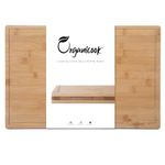 Organicook Extra Large Wooden Chopping Boards - Bamboo Chopping Boards for Kitchens - Butchers Block - Wood Cutting Board - Chopping Board Wood