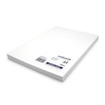 Rothmill A4 White Card Stock, 280gsm (370 microns), Ideal for Arts and Craft, Office and Stationery Use - 50 Sheets