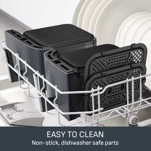 Tefal XXL Dual Air Fryer 11L – Large Capacity Healthy Frying