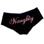 Naughty Fun Womens Funny Underwear Hipster Panty, Pink, Medium