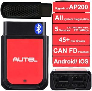 Autel MaxiAP AP2500 Bluetooth OBD2 Scanner, Code Reader, All System Diagnostic Scan Tool, Upgraded AP200, OBDII 10 Tests, 45+ Car Brands, 5 Services, EV Battery, for Android/iOS