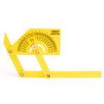 General Tools 29 Plastic Protractor and Angle Finder with Articulating Arms