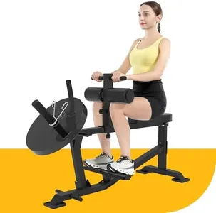 Calf Raise Machine Home Gym: Calf Machine Seated Calf Raise Machine Adjustable Calf Workout Machine Leg Raise Machines Exercise Equipment Plate Loaded Black