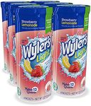 Wyler's Light Pitcher Packs (6 per canister), Strawberry Lemonade Drink Mix, includes 6 canisters (36 Total Pitcher Packs)