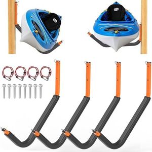 Increo Large Kayak Wall Hanger（4Pack）, 26 Inch Canoe Storage Rack