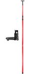 Firecore 13 Ft./4m Telescoping Pole with 1/4-Inch by 20-Inch Laser Mount, Adjustable Laser Level Mounting Pole for Rotary and Line Lasers-FLP400A