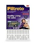 Filtrete 16x25x5 (4.31 Actual Depth) MPR 1550 Pleated AC Furnace Air Filter, Healthy Living Allergen Reduction, 1-Pack