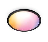 WiZ Smart LED Superslim Ceiling Light Colour 2600lm (Black)