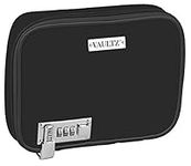 Vaultz Locking Everyday Case for Cosmetics Storage, Black (VZ03744)