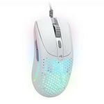 GLORIOUS Model O 2: White Gaming Mouse (Wired), Lightweight (58g), Best FPS Mouse, 26K DPI Sensor, 5 Programmable Buttons, High-Speed Gaming Accessories, Wired Mouse for PC & Laptop, Ergonomic, RGB