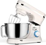 WOOYOOTE Stand Mixer Dough Blender, 5 QT 1000W Food Mixer Electric Cake Mixer with Bowl, Beater, Hook, Whisk, Egg Separator & Silicone Spatula, Dishwasher Safe