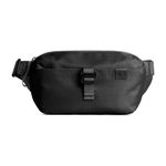 DailyObjects PET Orbit Fanny Unisex Sling Crossbody Waist Bag | Travel Pouch Bag | Stylish and Spacious | Adjustable Straps with G-Hook Closure | Made in India (Space Black)
