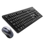 Blue Diamond Connect Keyboard and Mouse Combo - French Canadian - Black - Full-Size Layout (37392)