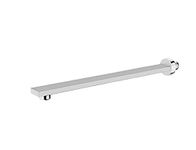 TOSCH Stainless Steel 304 Rectangle Premium Shower Arm Heavy for Overhead Showers with FLANGE (24 Inches, Chrome Plated)