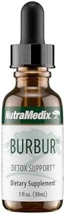 NutraMedix Burbur Detox Support Supplement - Desmodium Molliculum Extract Drops for Daily Cleanse - Focus Supplement & Fights Brain Fog - Vegan Cleanse & Detox Formula (1 oz / 30 ml)