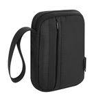 CaSZLUTION Carrying Case Fit for Seagate Portable Seagate One Touch Seagate Ultra Touch Backup Plus 1TB 2TB 3TB 4TB 5TB Portable External Hard Drive USB 3.0 2.5 Inch HDD Storage Travel Bag - Black