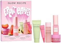 Glow Recipe Fruit Babies Skincare Kit - Gift Set with Ceramide Facial Cleanser + BHA Toner + Vitamin C Eye Cream + Hyaluronic Acid Cream + Niacinamide Dew Drops (5 Count)