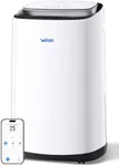 Dehumidifier for Home, 50-Pint, 4500 Sq. Ft. Basement & Large Rooms, 8L Water Tank with Drain Hose, App-Controlled Smart Humidity Control, Quiet, Auto Shutoff, Ideal for Bedrooms, and Bathrooms