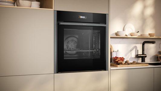 NEFF N70 Slide&Hide Built-In Oven – Graphite Grey