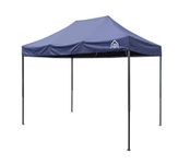 All Seasons Gazebos 3x2m Heavy Duty Fully Waterproof Pop up Gazebo With Accessory Pack - Navy Blue