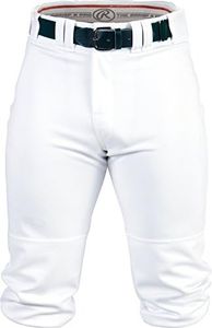 Rawlings Youth Knee-High Pants, X-Large, White