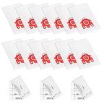 12 Pack 3D Airclean FJM Vacuum Cleaner Bags Compatible with Miele FJM Vacuum Cleaner, Compact C1, Compact C2, Complete C1, S241, S290, S300i, S500, S700, S4, S6 Series, Replaces Part # 10123220