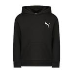 Pullover Hoodie Puma Girls' Core Logo Fleece, Black, Medium