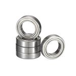 HiPicco R1810ZZ Deep Groove Ball Bearings, ID 5/16" x OD 1/2" x Width 5/32" Miniature Bearings, Double Metal Shielded Ball Bearing Chrome Steel Z2 Lever 5pcs