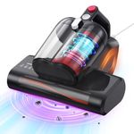 YUFAC Bed Vacuum Cleaner with UV Light, 16Kpa Mattress Vacuum Cleaner, Handheld Dust Mite Vacuum with HEPA Filter, Ultrasound, Heating, Corded Handheld Vacuum for Bed, Sofa, Pet Hair