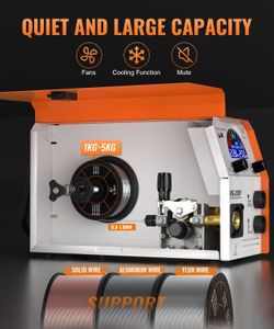 HITBOX 250A MIG Welder – Portable Gas/Gasless Welding Machine