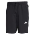 adidas Men's AEROREADY Essentials Shorts, Black/White, L