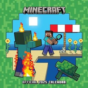 Official Minecraft Square Calendar 2025