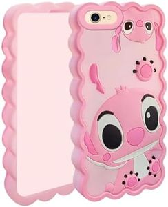 FINDWORLD Cases for iPhone 8/iPhone 7/6S/6 Case, Cute 3D Cartoon Unique Soft Silicone Animal Rubber Shockproof Protector Boys Girls Gifts Cover Skins for iPhone 8/7/6S/6/ SE (2nd Gen)/3rd gen