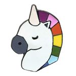 FURE Unicorn Enamel Pin - Metal Multicolour for Women and Men