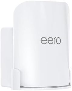 QUIDDITY eero Pro 7 Wall Mount Kit – Outlet & Wall Mount Bracket for Space Saving and Cable Management, Compatible with eero Pro 7 Tri-Band Mesh Wi-Fi 7 Router – White (1 Pack)