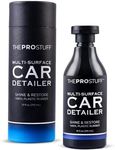 The Pro Stuff Plastic Restorer for Cars | Trim Shine, Car Tire Shine, Car Interior Cleaner | Easy Apply, Long Lasting, No-Residue Formula | Back to Black Trim Restorer | Safe Car Detailing
