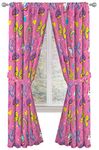 Nickelodeon JoJo Siwa Sprinkles & Ice Cream 84" Inch Drapes - Beautiful Room DÃƒ©cor & Easy Set Up, Bedding - Curtains Include 2 Tiebacks, 4 Piece Set (Official Nickelodeon Product)