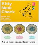 PETJOA Kitty-Medi-Check Cat Urine Health Test Kit, Easy Monitoring at Home,100% Eco-Friendly - Mix 3 Combo Pack (Alkalinuria, Proteinuria, Hematuria)-210g/7.4oz 100% Biodegradable.