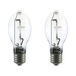 Sunlite 02503 LU70/MOG 70 Watt High Pressure Sodium Light Bulb, Mogul Base (E39), ANSI Code S62, 6300 Lumen, 24000 Life Hours, Clear, 2100K, 2-Pack