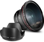 Altura Photo 58MM Bundle Tulip Flower Lens Hood + 58MM 0.43x Professional HD Wide Angle Lens for Canon EOS 70D 77D 80D 90D Rebel T8i T7 T7i T6i T6s T6 SL2 SL3 DSLR Cameras