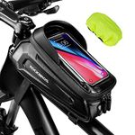 ROCKBROS Bike Phone Bag Bike Pouch Bicycle Front Frame Bag Waterproof Top Tube Handlebar Bag Bike Phone Mount Bag EVA Cycling Storage Bag for iPhone 11 XS Max XR 8 7 Plus Accessories Below 6.8ââ‚¬Â