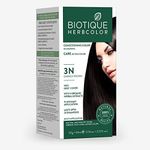 Biotique Herbcolor Hair Color 3N - Darkest Brown (50gm+110ml) (Pack of 2)