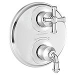 American Standard T052740.002 Delancey Two-Handle Thermostat Trim, Polished Chrome