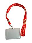 India Post ID Card Holder with Lanyard, Clear Plastic