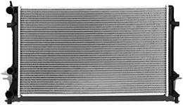 DNA Motoring OEM-RA-13215 13215 OE Style Bolt-On Aluminum Core Radiator Replacement