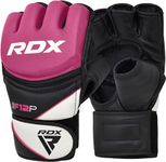 RDX Women's MMA Gloves Grappling Martial Arts Sparring Punching Bag Cage Maya Hide Leather Mitts Combat Training